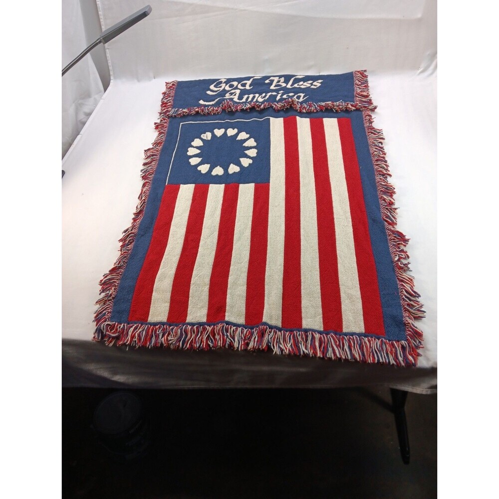Simply Country America Flag Tapestry Wall Hanging 23" X 36"